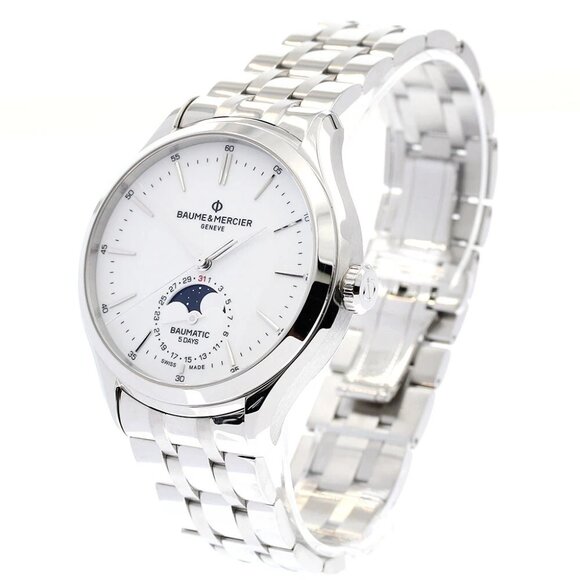 Baume & Mercier Clifton Bomatic M0A10552 Moon phase Automatic Men's Watch_826456 - Picture 1 of 7